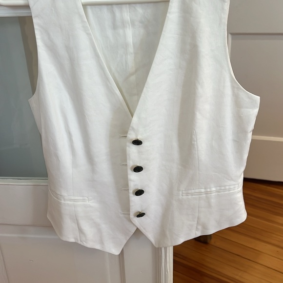 Rag & Bone linen Erin vest Size 4 - Picture 2 of 5